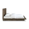 Melbourne Wood Platform Bed in Dark Pine