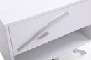 Modrest Legend Modern White Nightstand