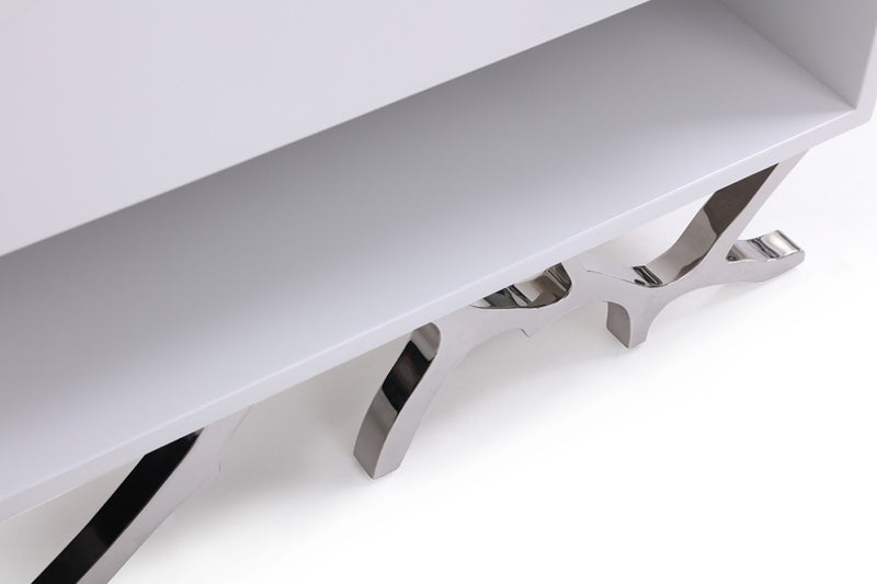 Modrest Legend Modern White Nightstand