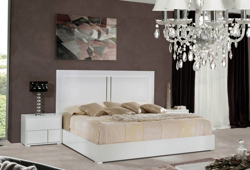 Modrest Nicla Italian Modern White Bedroom Set