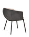 Modrest Nillie - Modern Beige & Grey Dining Armchair