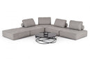 Divani Casa Nolden - Modern Fabric Modular Sectional Sofa