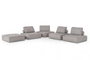 Divani Casa Nolden - Modern Fabric Modular Sectional Sofa