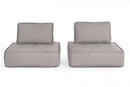 Divani Casa Nolden - Modern Fabric Modular Sectional Sofa