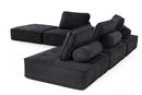 Divani Casa Nolden - Modern Fabric Modular Sectional Sofa