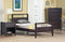 Nevis Wood Platform Bed in Espresso