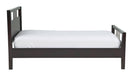 Nevis Wood Platform Bed in Espresso