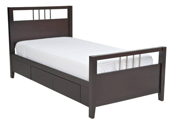 Nevis Platform Storage Bed in Espresso