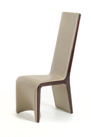 Modrest Pacer - Modern Taupe & Ebony Dining Chair (Set of 2)