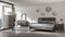 Nova Domus Palermo Italian Modern Faux Concrete & Grey Bedroom Set