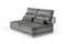 David Ferrari Panorama - Italian Modern Grey Fabric + Grey Leather Modular Sectional Sofa