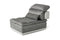 David Ferrari Panorama - Italian Modern Grey Fabric + Grey Leather Modular Sectional Sofa