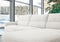 Divani Casa Paraiso - Modern White Fabric Right Facing Sectional Sofa