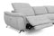 Divani Casa Paul - Contemporary Grey Fabric Loveseat w/ Electric Recliners