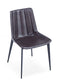 Modrest Peoria - Modern Brown & Black Dining Chair (Set of 2)