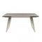 Modrest Pittson - Modern Extendable Grey Glass Dining Table