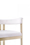 Modrest Pontiac - Modern Beige Sherpa & Gold Dining Chair