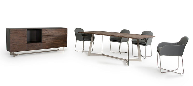 Modrest Wharton Modern Dark Aged Oak Buffet
