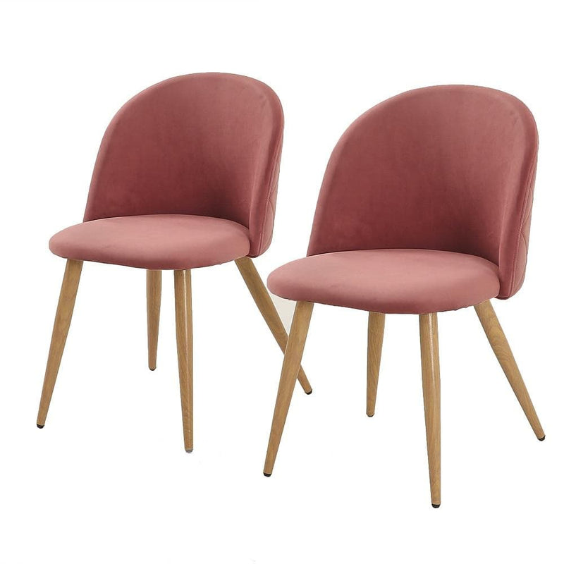 Vickie Modern Velvet Dining Chairs (Set of 2)