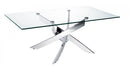 Modrest Pyrite Modern Glass Coffee Table
