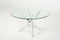Modrest Pyrite Modern Round Glass Dining Table