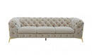 Divani Casa Quincey - Transitional Velvet Sofa