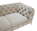 Divani Casa Quincey - Transitional Velvet Sofa