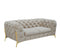 Divani Casa Quincey - Transitional Velvet Loveseat