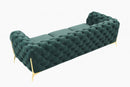 Divani Casa Quincey - Transitional Velvet Sofa
