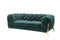 Divani Casa Quincey - Transitional Velvet Loveseat