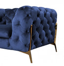 Divani Casa Quincey - Transitional Velvet Loveseat
