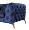 Divani Casa Quincey - Transitional Velvet Loveseat