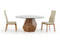 Modrest Rackham Modern Walnut Round Dining Table
