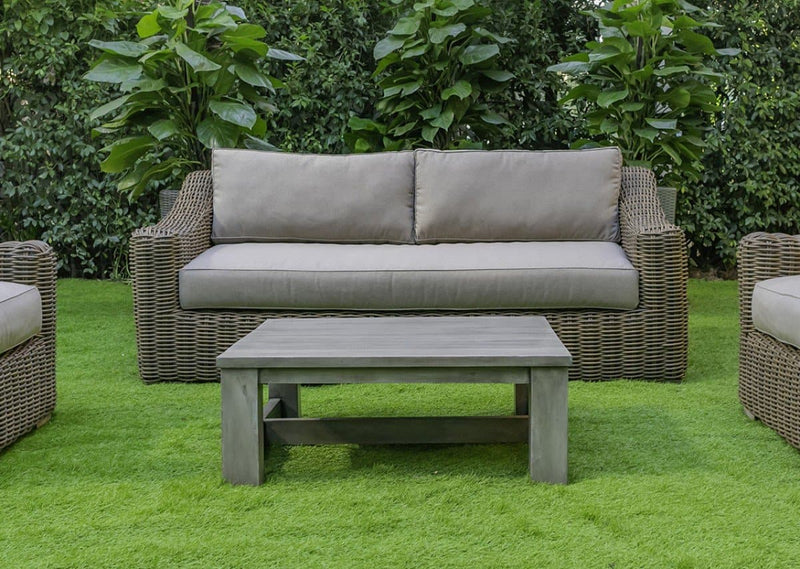 Renava Sapelo Outdoor Beige Wicker Sofa Set