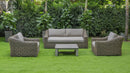 Renava Sapelo Outdoor Beige Wicker Sofa Set