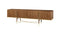Modrest Bernard Mid-Century Modern Walnut & Gold Buffet