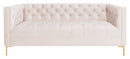 Vydia Velvet Tufted Sofa
