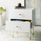 Neptune 2 Drawer  Side Table