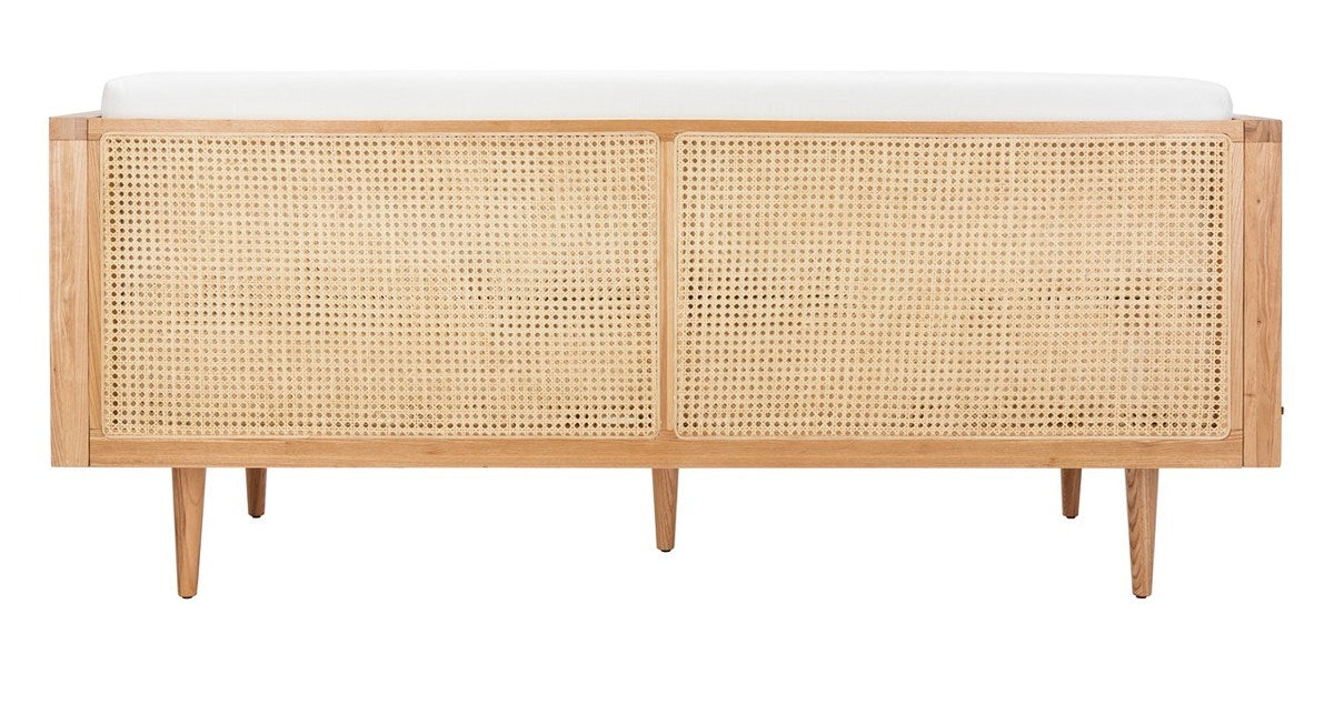 Helena Rattan Daybed Natural – Hollywood Glam Furnitures
