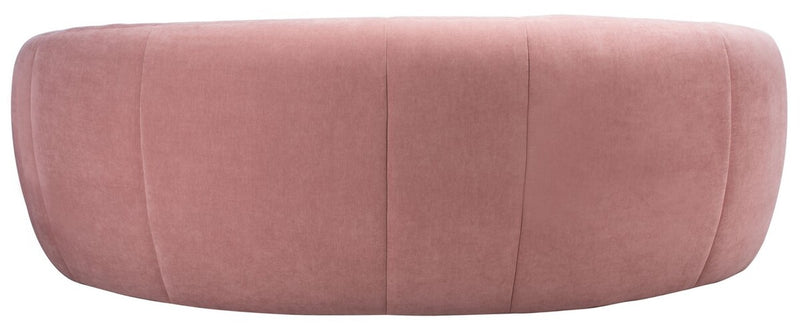 Alliya Channel  Tufted Curved Sofa