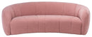 Alliya Channel  Tufted Curved Sofa  by Hollywood Glam