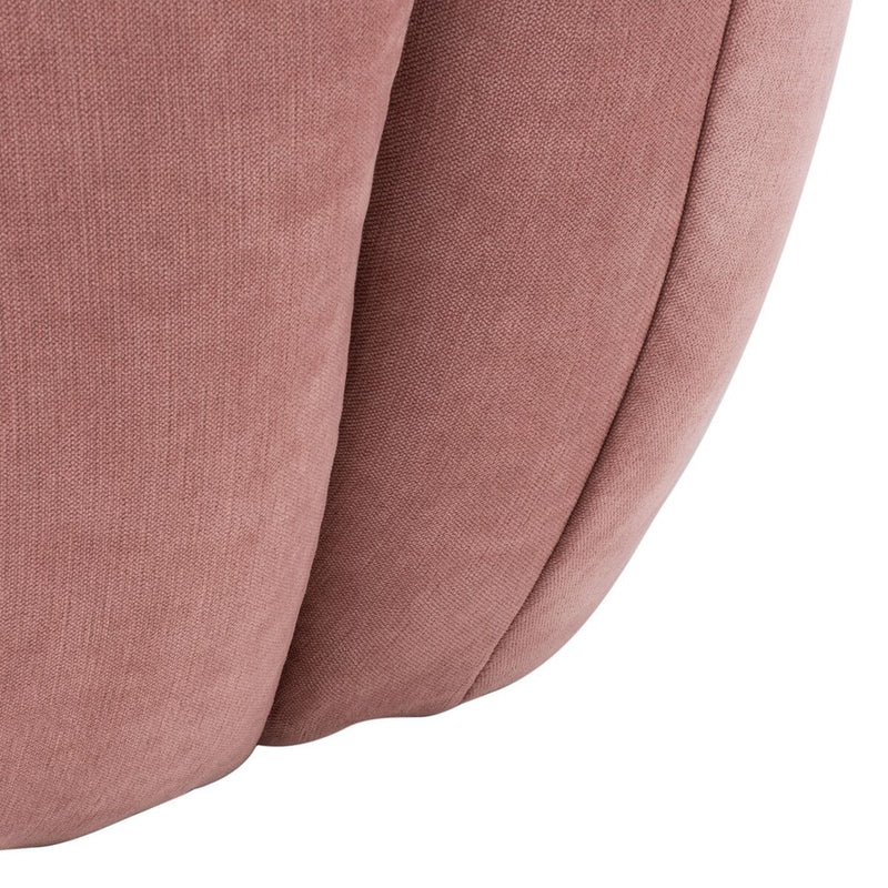 Alliya Channel  Tufted Curved Sofa  by Hollywood Glam