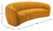 Alliya Channel  Tufted Curved Sofa  by Hollywood Glam