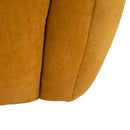 Alliya Channel  Tufted Curved Sofa  by Hollywood Glam