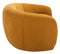 Alliya Channel  Tufted Curved Sofa  by Hollywood Glam