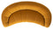 Alliya Channel  Tufted Curved Sofa  by Hollywood Glam