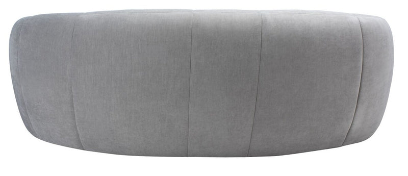 Alliya Channel  Tufted Curved Sofa  by Hollywood Glam