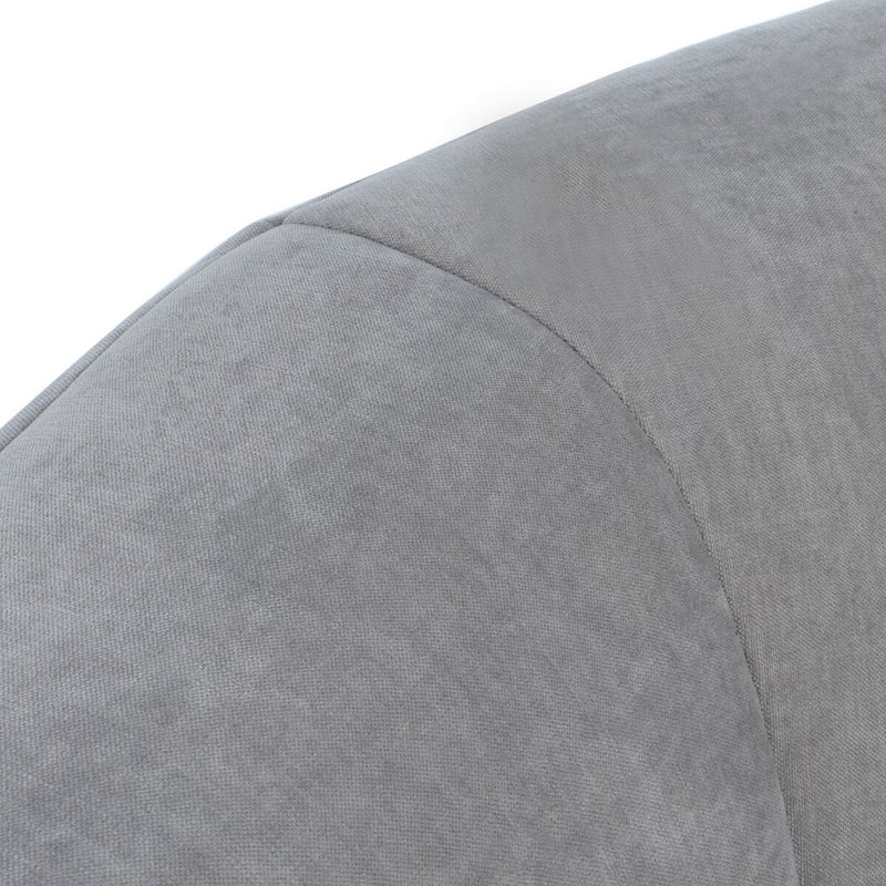 Alliya Channel  Tufted Curved Sofa  by Hollywood Glam
