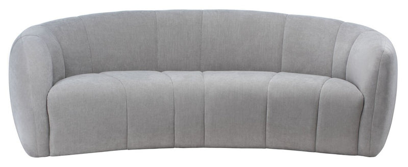 Alliya Channel  Tufted Curved Sofa  by Hollywood Glam