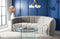 Alliya Channel  Tufted Curved Sofa  by Hollywood Glam